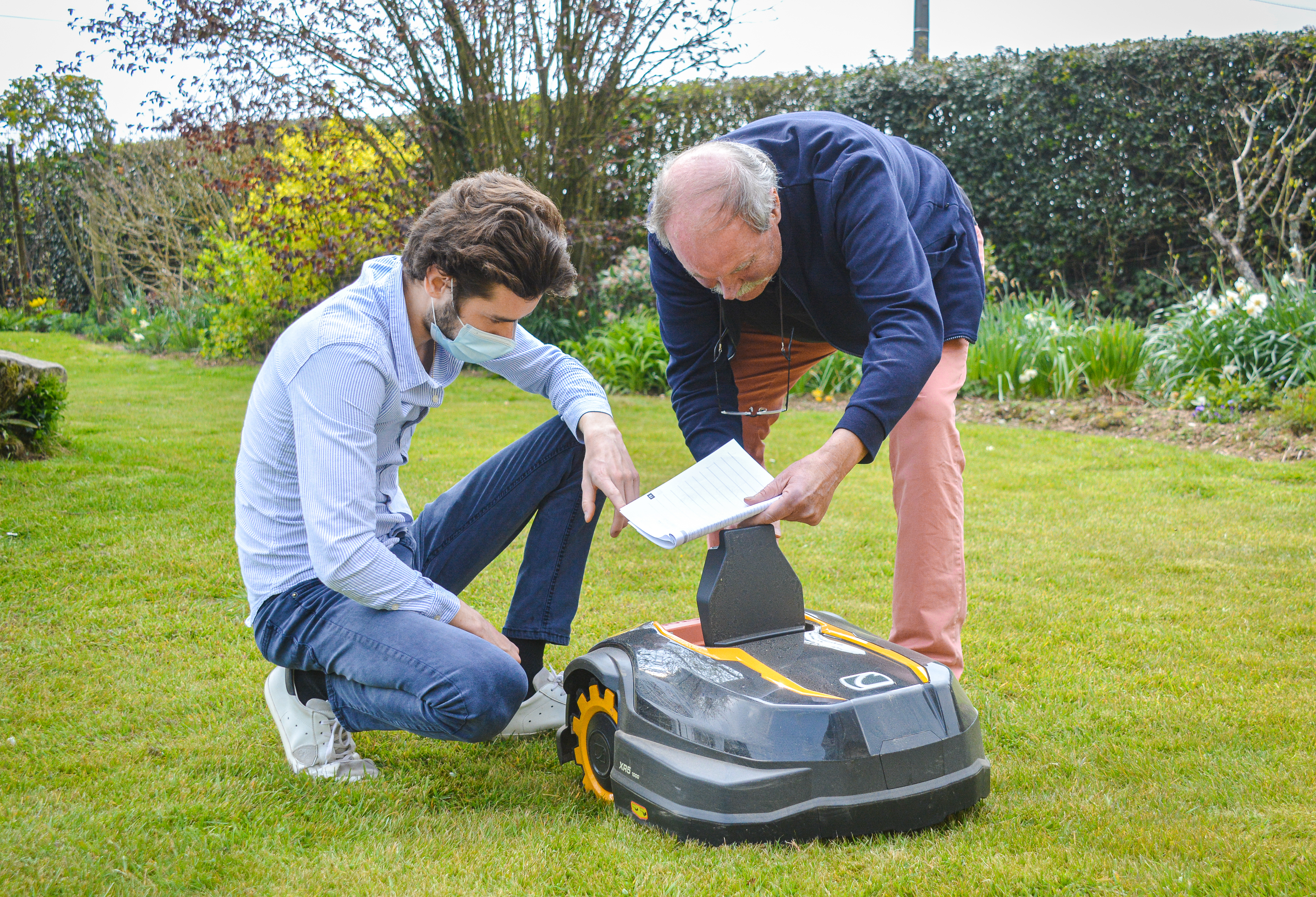 Visuel présentant le résultat de l'installation pour la référence : Le suivi des robots apr&egrave;s l&rsquo;achat fait partie de notre priorit&eacute;