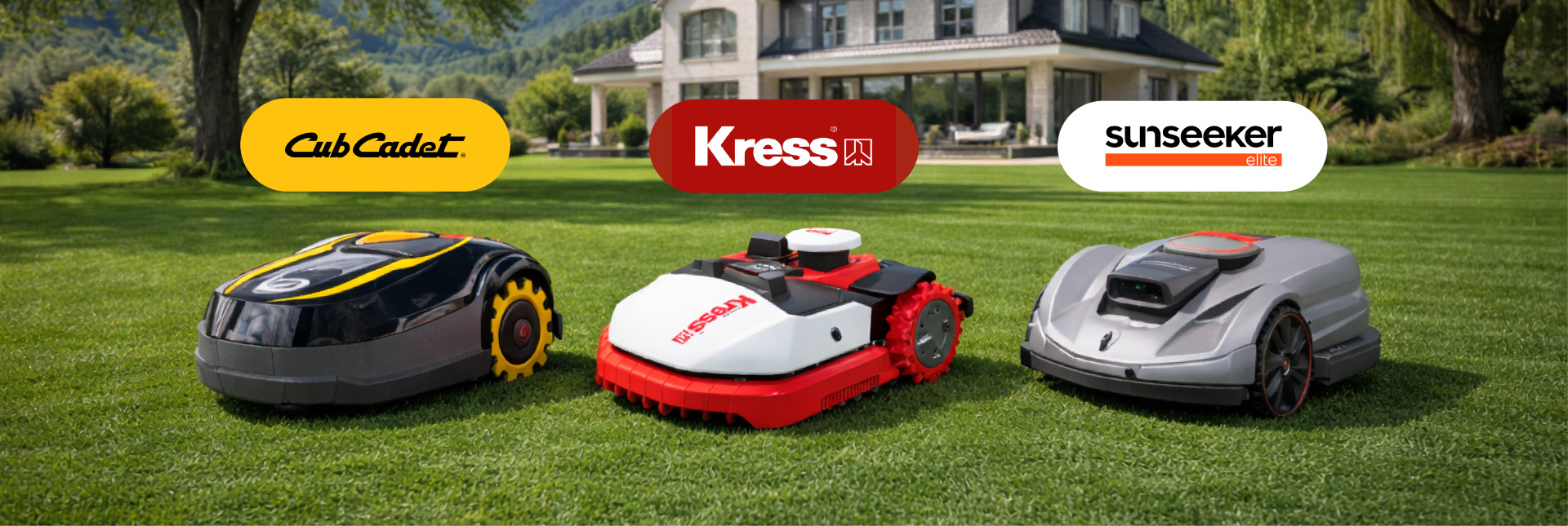 Visuel présentant la gamme CubCadet